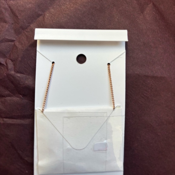 Brand New Fossil Rose Gold Necklace & Earring Set ! - Picture 8 of 9